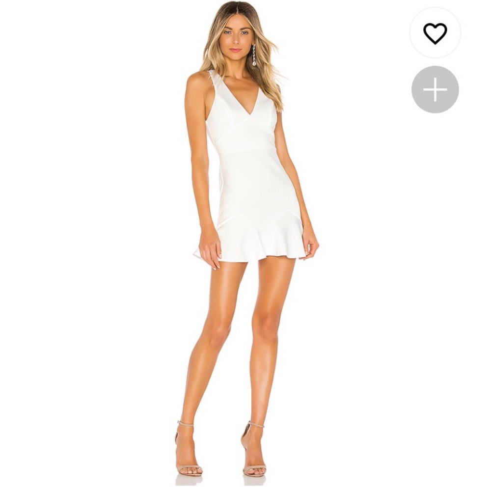 White Revolve dress